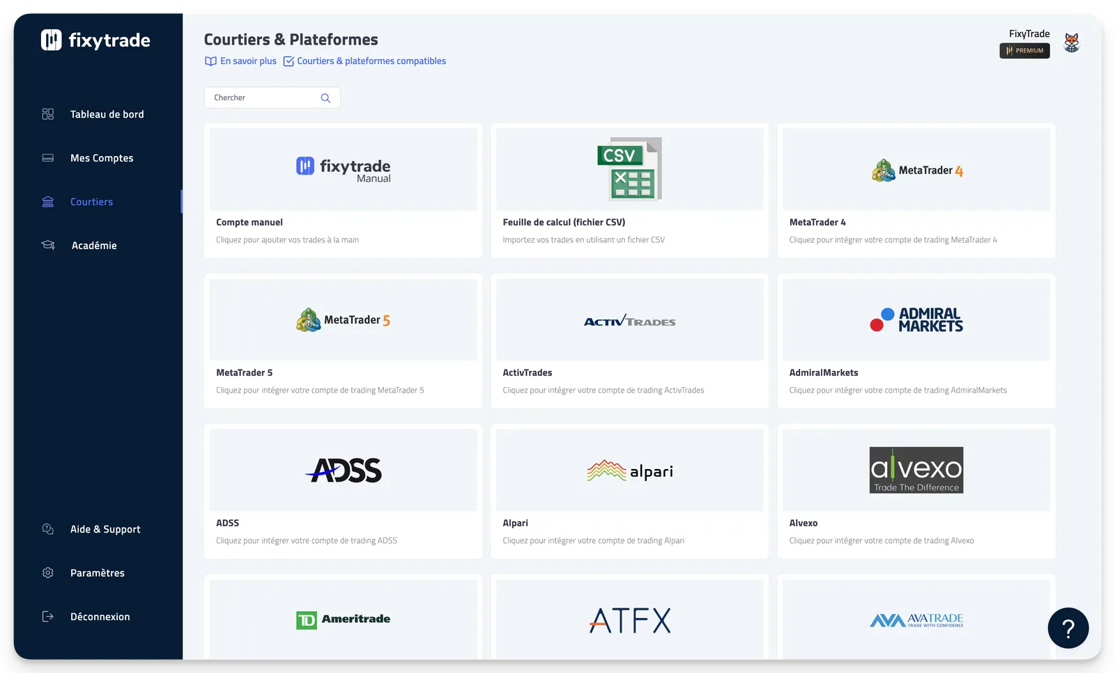 Pour ajouter votre premier compte de trading, allez sur votre tableau de bord FixyTrade et cliquez sur Ajouter un compte. Vous serez…
