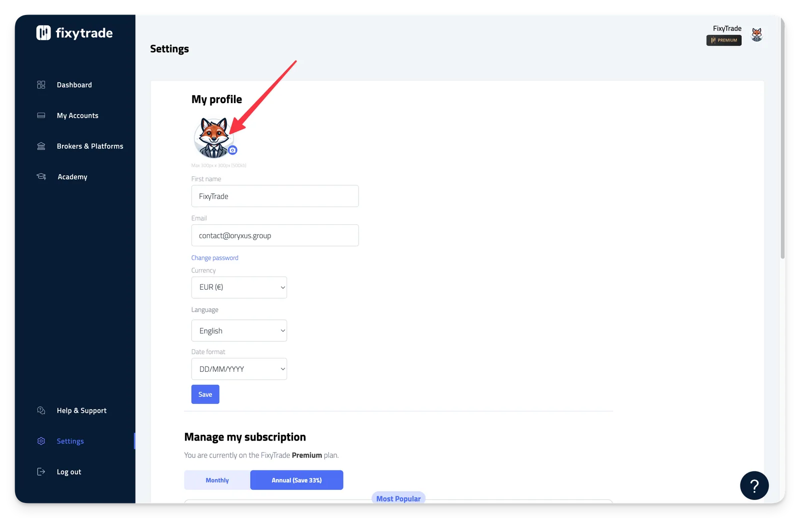 - Step 2: Click on the camera icon to select an image to import.