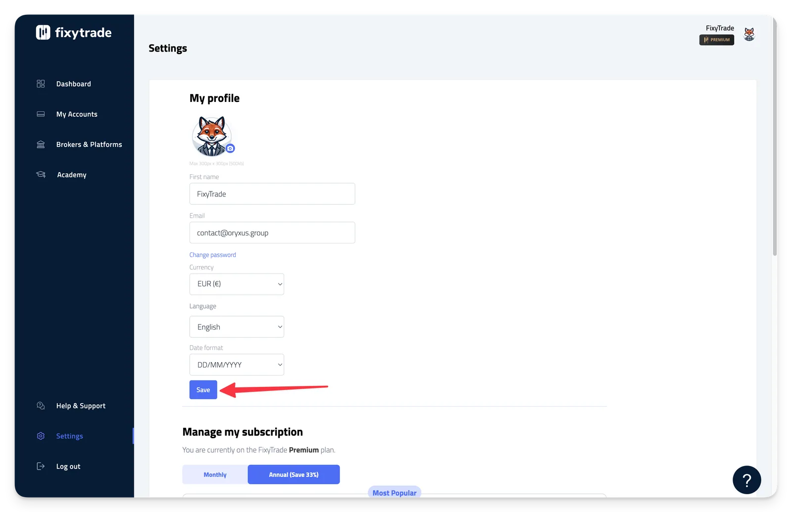- Step 3: Once imported, click on 'Save' to confirm.